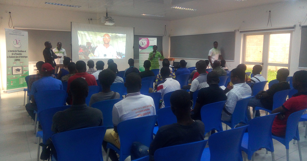 Journée portes ouvertes à l'Université Virtuelle de Côte d'Ivoire du 12 au 15 Novembre 2018