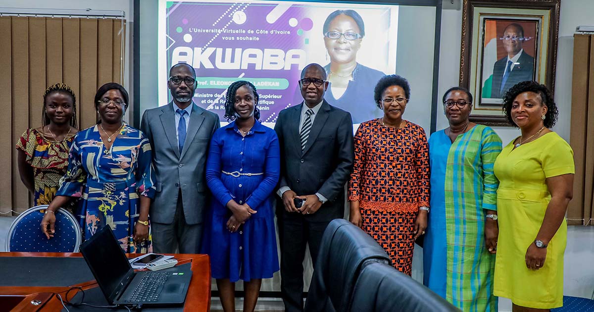 L’Université Virtuelle de Côte d’Ivoire présente son expertise au Ministre de l’Enseignement Supérieur et de la Recherche Scientifique du Bénin