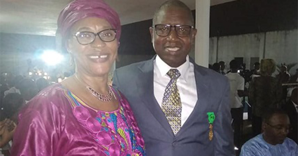 Professeur KONE TIEMOMAN élevé au rang d’Officier de l’Ordre du Mérite de l’Education Nationale.