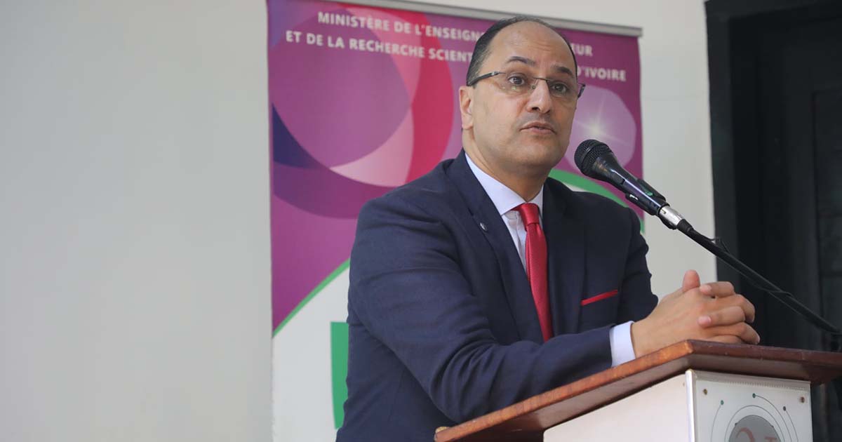 L’Université Virtuelle de Côte d’Ivoire (UVCI) présente au Recteur de l’AUF les avancées effectuées dans le numérique éducatif